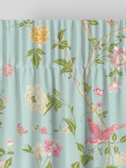 Laura Ashley Duck Egg Summer Palace Made to Measure 100% Cotton Curtains - Image 6 of 9