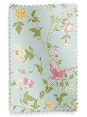 Laura Ashley Duck Egg Summer Palace Made to Measure 100% Cotton Curtains - Image 9 of 9