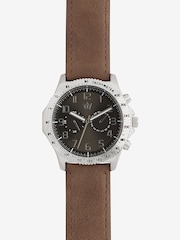 Brown Oily Strap Watch - Image 2 of 4