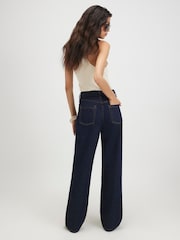 River Island Blue Relaxed Straight Jeans - Image 2 of 4