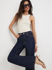 River Island Blue Relaxed Straight Jeans - Image 3 of 4