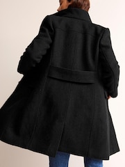 Boden Black Winchester Textured Coat - Image 3 of 6