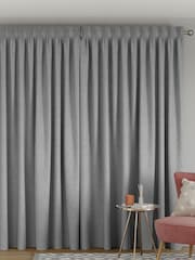 Grey Soft Marl Made to Measure Curtains - Image 2 of 8