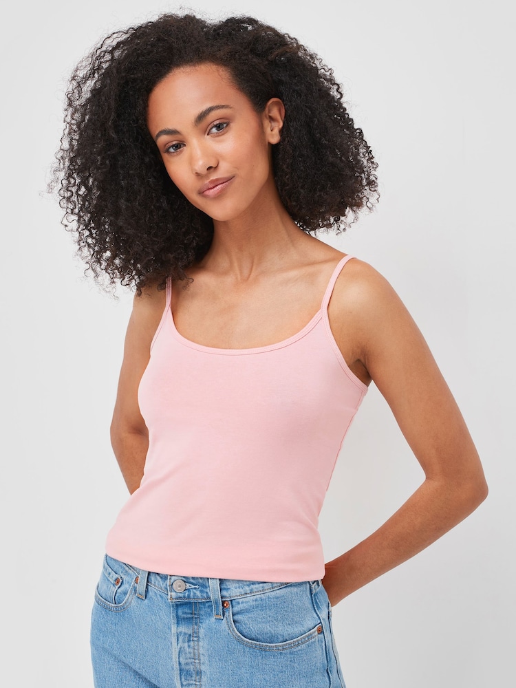 Light Pink Thin Strap Vest - Image 1 of 4