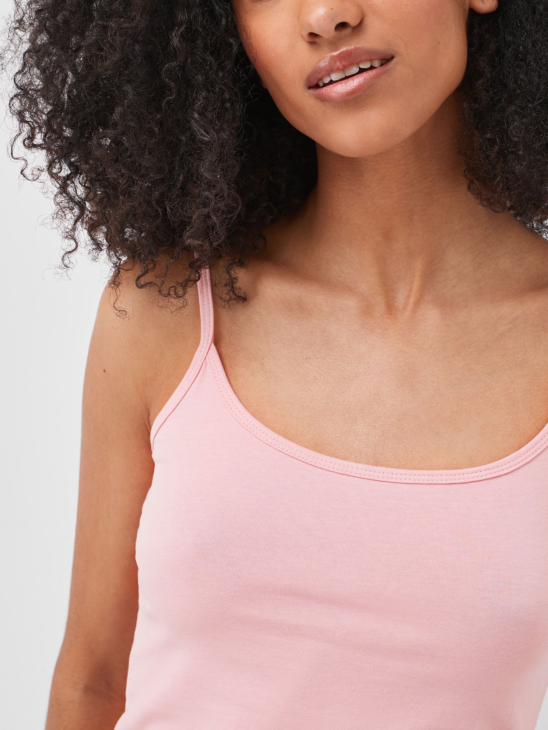 Buy Light Pink Thin Strap Vest from the Next UK online shop