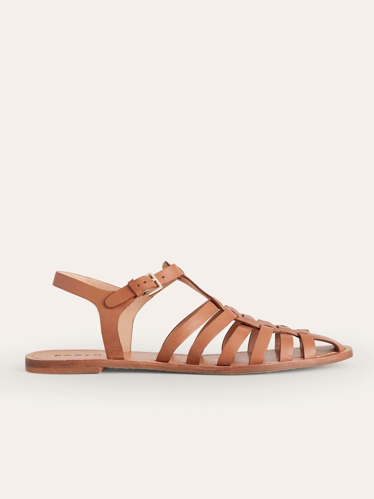 Boden Brown Traditional Fisherman Sandals - Image 2 of 4