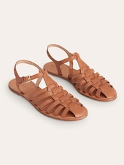 Boden Brown Traditional Fisherman Sandals - Image 3 of 4