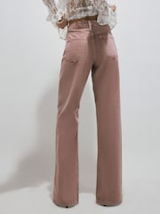 River Island Pink Relaxed Straight Jeans - Image 4 of 4