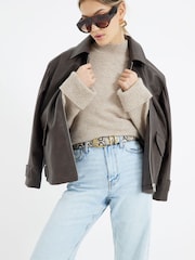 River Island Blue Sky Relaxed Straight Leg Jeans - Image 2 of 8