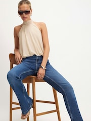 River Island Blue Back Split Seam Bootcut Jeans - Image 4 of 4