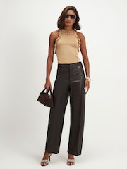 River Island Seam Detail Crop Trousers - Bild 1 von 4