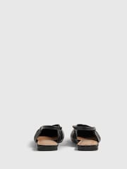 Negro - River Island Metal Point Toe Flat Shoes - Imagen 4 de 6