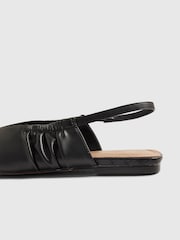 Negro - River Island Metal Point Toe Flat Shoes - Imagen 6 de 6
