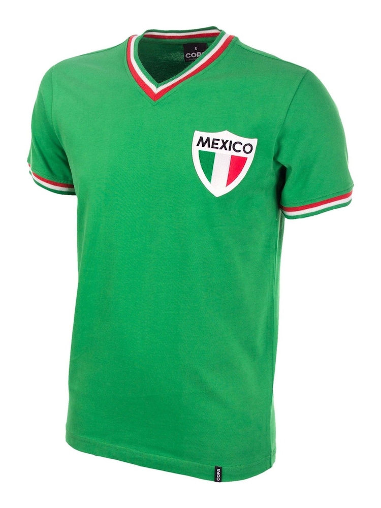 Fanatics Green 100% Cotton Mexico Pelè 1980's Retro Shirt - Image 2 of 5