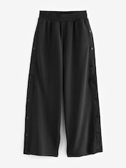 Charcoal Grey Soft Jersey Popper Side Trousers - Image 6 of 7