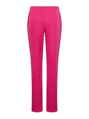 Long Tall Sally Pink Scuba Crepe Slim Leg Trousers - Image 4 of 4