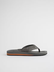 Navy Blue Motionflex Flip Flops - Image 3 of 6