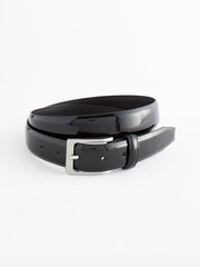 Czarny - Lakierowany pasek - Obraz 2 z 4