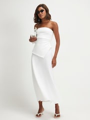 River Island Bandeau Hybrid Maxi Dress - 圖片 1，共 4