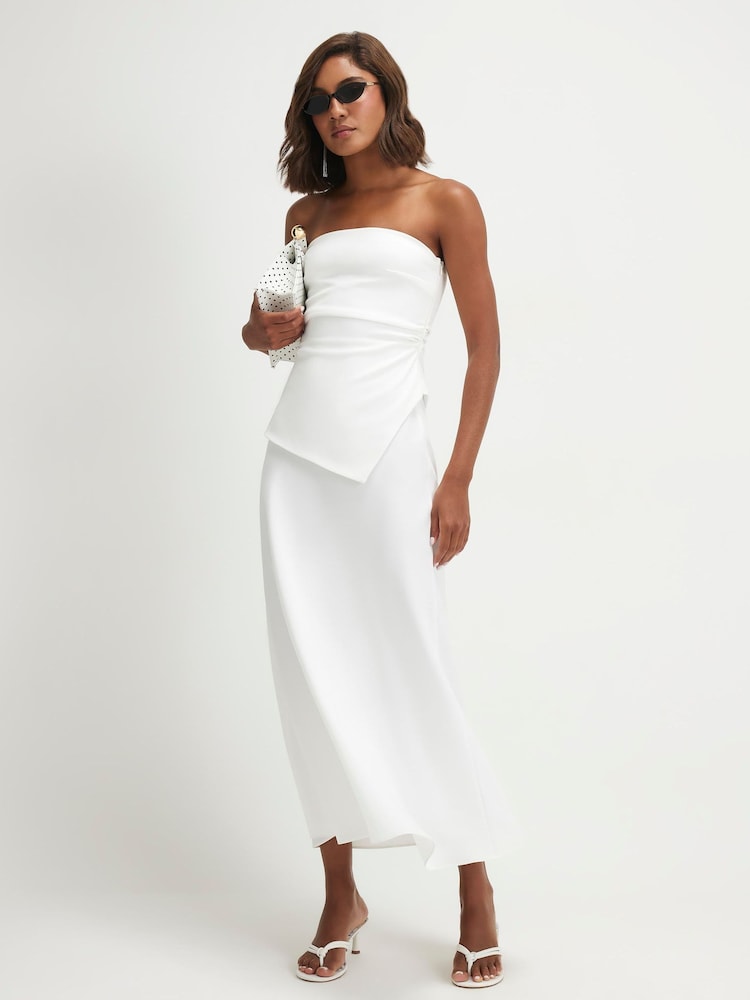 River Island Bandeau Hybrid Maxi Dress - 圖片 1，共 4
