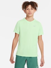 Nike Bright Green Dri-FIT Miler T-Shirt - Image 1 of 5