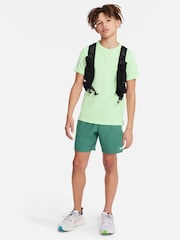 Nike Bright Green Dri-FIT Miler T-Shirt - Image 4 of 5