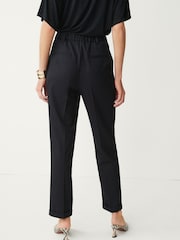 Navy Tailored Taper Trousers - Image 2 of 5