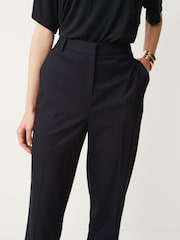 Navy Tailored Taper Trousers - Image 4 of 5