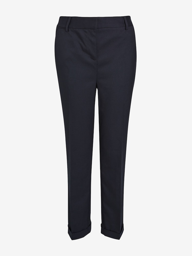 Navy Tailored Taper Trousers - Image 5 of 5