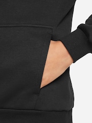 Nike Black Club Fleece Logo Hoodie - Image 11 of 11