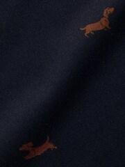 Charles Tyrwhitt Blue Dog Non Iron Print Slim Fit 100% Cotton Shirt - Image 4 of 5