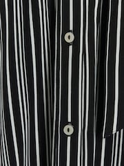 River Island Black Stripe Shirt Midi Dress - Image 4 of 4