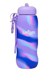 Smiggle Purple Vivid Silicone Roll Up Drink Bottle - Image 1 of 3