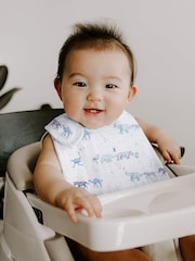 aden + anais Rising Star Lätzchen mit Druckknöpfen aus Baumwollmusselin im 3er-Pack - Bild 3 von 3