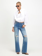 Vaqueros ajustados rectos rasgados de River Island - Imagen 1 de 4