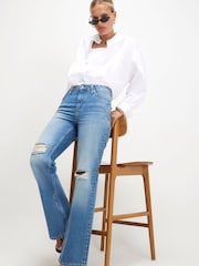 Vaqueros ajustados rectos rasgados de River Island - Imagen 4 de 4