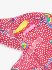 JoJo Maman Bébé Pink Flamingo UPF 50 Sun Protection Hat - Image 4 of 4