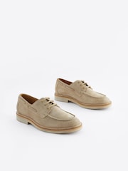 Stone Suede Apron Shoes - Image 1 of 7