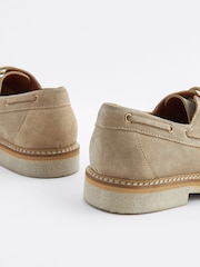 Stone Suede Apron Shoes - Image 3 of 7