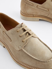 Stone Suede Apron Shoes - Image 4 of 7