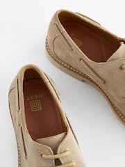 Stone Suede Apron Shoes - Image 6 of 7