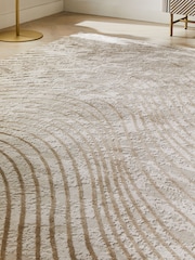 Champagne Gold Valencia Waves Rug - Image 3 of 5