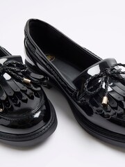 River Island Black Bow Fringe Loafers - Image 5 of 5
