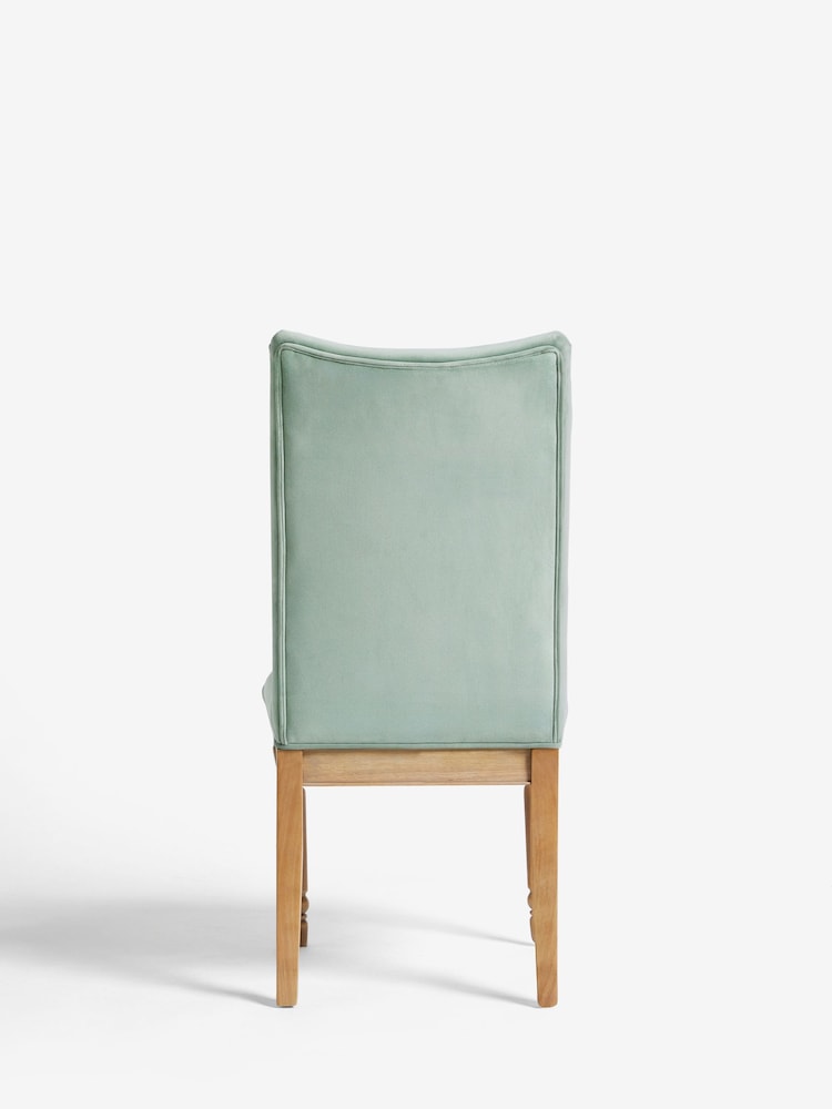 Laura Ashley Set of 2 Annaly Velvet Fern Green Sarsden Dining Chairs - Image 6 of 6 Laura Ashley Set of 2 Annaly Velvet Fern Green Sarsden Dining Chairs - Image 6 of 6