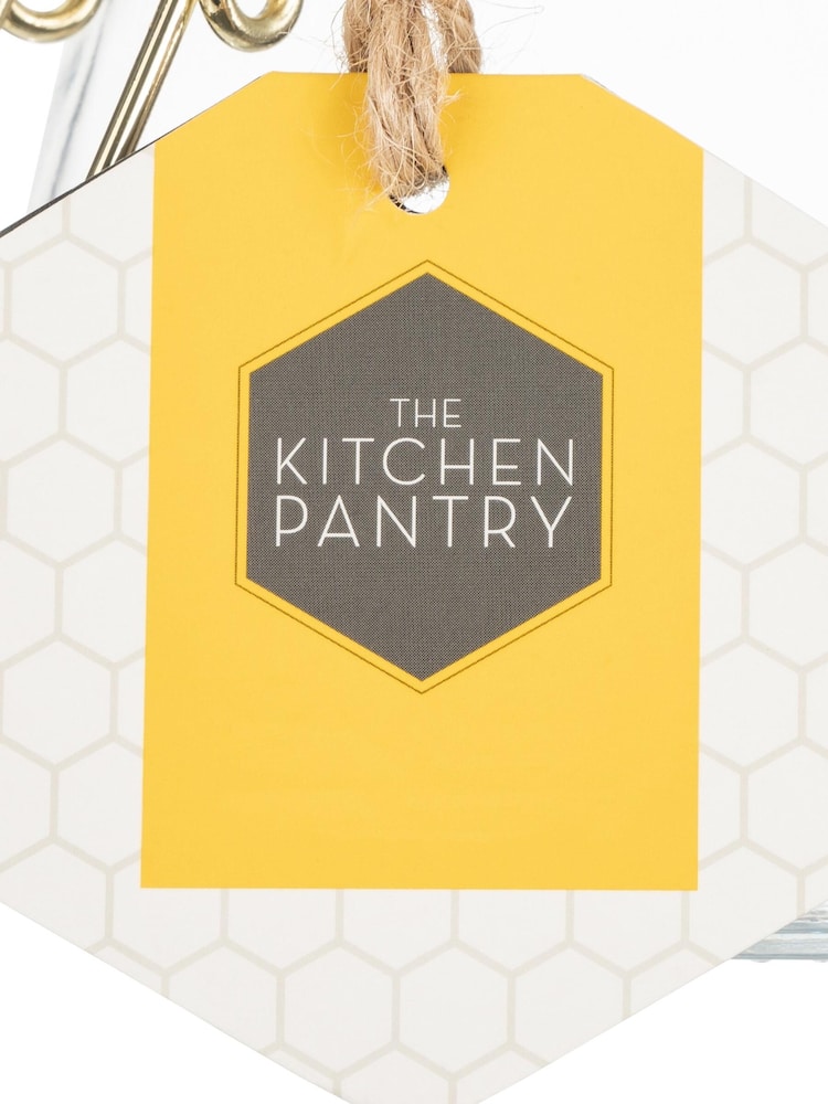 Kitchen Pantry Grey Small Grey Storage Canister - Image 4 of 4