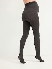 Grey Geo Maternity Warm Handle Knitted Tights - Image 2 of 3