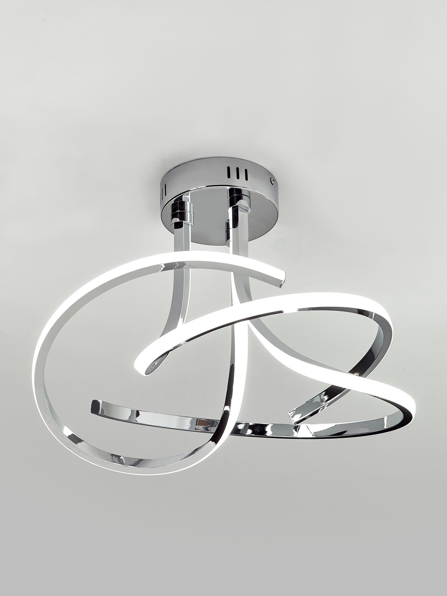 Buy Chrome Sculptural LED Flush Ceiling Light from the Next UK online shop