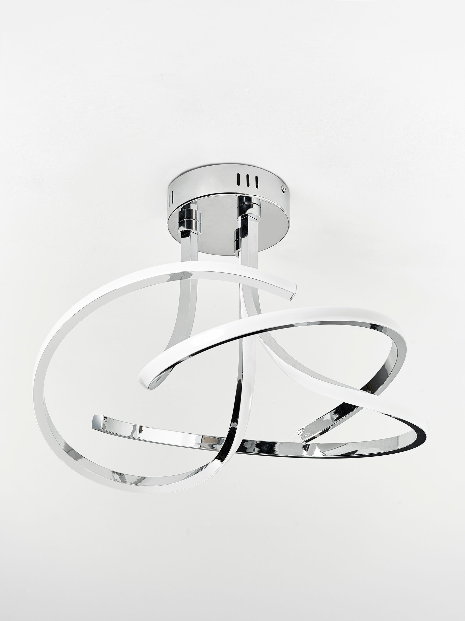 Buy Chrome Sculptural LED Flush Ceiling Light from the Next UK online shop