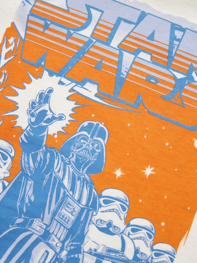 White Licensed Star Wars T-Shirt By Next (3-16yrs) - Image 3 of 3