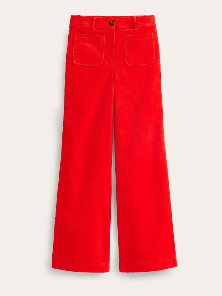 Boden Red Westbourne Corduroy Trousers - Image 6 of 6 Boden Red Westbourne Corduroy Trousers - Image 6 of 6